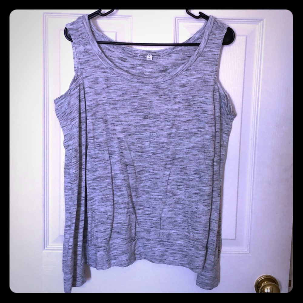 Threads for thought open shoulder shirt